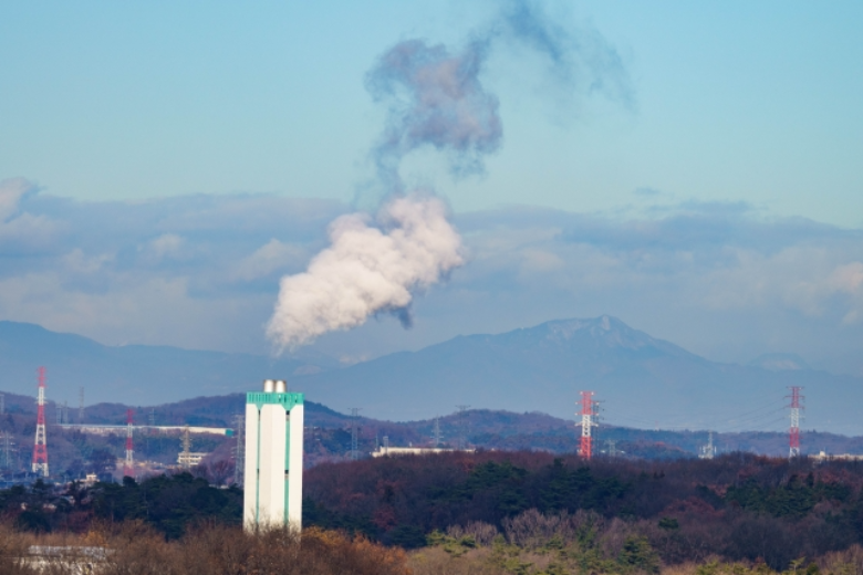 廃棄された食品を償却した際に二酸化炭素が発生